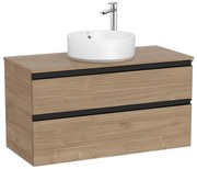 Мебел с две чекмеджета за умивалник върху плот A851960517, 100x46x53.7см