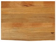 370597 vidaXL Плот за маса, жив ръб, 90x60x3,8 см, масивно дърво манго