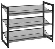 Шкаф за обувки ALVORO черен