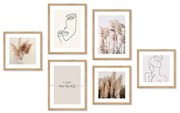 Картини в комплект 6 бр. 32x32 cm – knor
