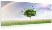 Картина на платно – Самотно дърво на ливада