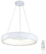 Top Light - LED Димируем пендел APOLO LED/45W/230V бял + д.у.