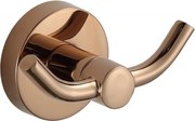 Mexen Remo двойна закачалка за кърпи, розово злато - 70507352-60
