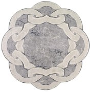 Сив кръгъл килим ø 80 cm - Vitaus