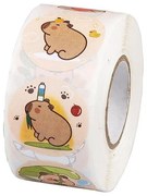 Стикери за декорация Centrum Капибара 81252, 25х25 мм, 500 бр, Асорти