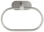 Матово-сребриста самозалепваща поставка за кърпи от неръждаема стомана Orea – Wenko