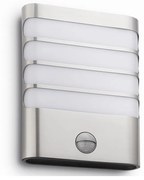 Philips 17274/47/16 - LED Екстериорен аплик със сензор RACCOON 1xLED/3W IP44