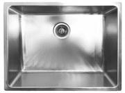 Кухненска мивка 5444T САТЕН, Inter Ceramic, неръждаема стомана, със сифон, 44x54см