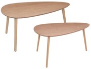 Холна маса atmosphera Mileo, 88x98 cm, 2 бр - Бежов