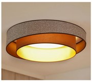 Brilagi - LED Димируема лампа VEGAS SHINE LED/24W/230V Ø 60 см кафяв + д.у.