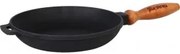 Maysternya - Чугунен тиган с дървена дръжка ф24хh4см (Т302)