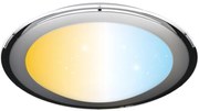 Aigostar - LED димируемо таванно осветително тяло LED/60W/230V 2700-6500K Ø 52,7 cm хром+дистанционно управление