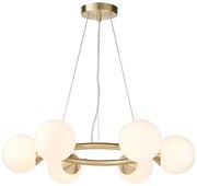 Endon 106390 - Полилей на кабел OTIS 6xG9/3W/230V златист