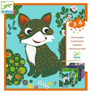 Djeco - Комплект скреч карти Country creatures DJ09093