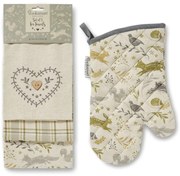 Чаени кърпи и кърпа за съдове в комплект от 4 бр. Woodland – Cooksmart ®