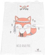CANGAROO Сгъваема подложка за повиване 60х40 см WILD AND FREE FOX