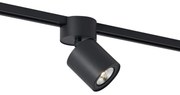 Модерен черен прожектор за 1-фазна релсова система GU10 70mm - Iconic Roto