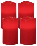 Eglo 410038 - К-кт 4бр. LED Коледни декорации MAY 1xLED/0,066W/3xAAA червени