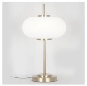 Настолна лампа 1xE14/3W/230V бял/месинг