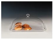 Поликарбонатен поднос правоъгълен с капак 28x43,5x14см. - комплект (ZCP 554)AN