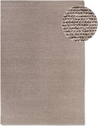 Светлокафяв ръчно изработен вълнен килим 80x150 cm Francois – Villeroy&Boch