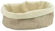 Horecano - Текстилен панер овален BEIGE 20x15xh10см (PB003)