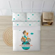 Комплект Чаршафи Decolores Bici Многоцветен 260 x 270 cm