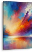 Картина на платно – Залез в дъгови нюанси