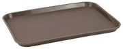 Horecano - Пластмасова табла за сервиране 40x29см кафява (JD-1216-B)