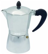 Кубинска кафеварка Rosberg R51173BA9, 9 чаши, Алуминий, Сребрист