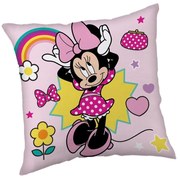 Детска възглавница от флийс 40x40 cm Minnie "Smile" – Jerry Fabrics