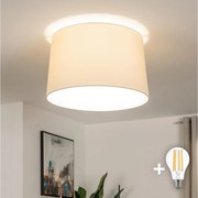 Brilagi - LED повърхностно монтиран полилей CERIA, 1xE27/40W/230V, Ø 45 см, бежов