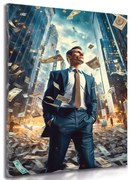 Картина на платно – Бизнесмен от Уол Стрийт