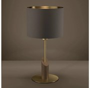 Eglo 390337 - Настолна лампа SANTANDRIA 1xE27/40W/230V кафяв/златист