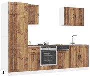 3314779 vidaXL Комплект кухненски шкафове от 7 части Lucca, инженерно дърво