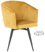 Трапезен стол VENICE - жълт