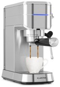 Klarstein Futrura, еспресо кафемашина, 20 bar, 1,25 литра, неръждаема благородна стомана