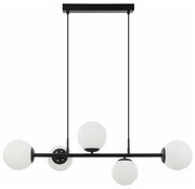 Полилей с кабелно окачване MADDIE 5xE14/5W/230V черен