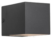 Модерна стенна лампа тъмно сива - Transfer