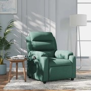 373468 vidaXL Наклоняем стол, тъмнозелен, текстил