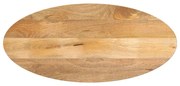 370855 vidaXL Плот за маса, 140x50x3,8 см, овален, масивно дърво манго