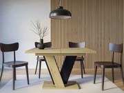 Маса Viney разтегателен -Artisan – Черен