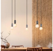 Eglo 43314 - Полилей с кабелно окачване COULSDON 5xE27/10W/230V