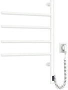 Електрически въртящ се сушилник за кърпи ARABESQUE 150W/230V, 64.6 см, IP44, бял