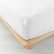 Бял еластичен муселинов чаршаф 160x200 cm Angelia – douceur d'intérieur