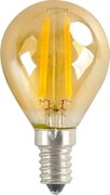 Лампа LED Filament E14 Retro 4W 2700K Dimmable Amber  (10 τεμάχια)