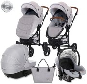 Комбинирана бебешка количка CRYSTA 3в1 LORELLI - OPALINE Grey