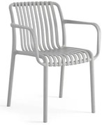 ЛЕОНЭЛЬ Светло сиво - МОДЕРЕН СТОЛ ЗА КУХНЯ, ГРАДИНА, КАФЕНЕ (МОЖЕ ДА СЕ ПОДРЕЖДАТ ВЕРТИКАЛНО)