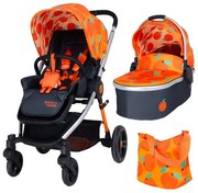 Комбинирана бебешка количка 2в1 WOWEE COSATTO So Orangey
