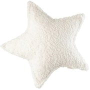 Кремава детска възглавница за диван от букле Star – Wigiwama
